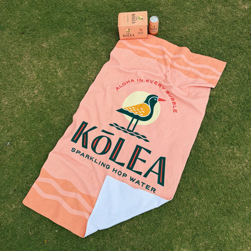 Kōlea Beach Towel - Coral